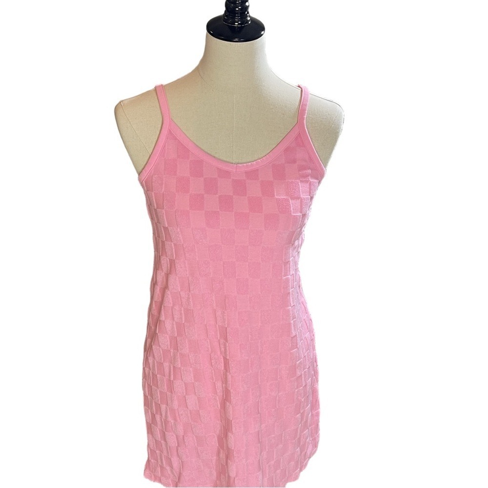 Girls Old Navy Pink Terry‎ Dress / Swim Cover-Up XL (14–16)